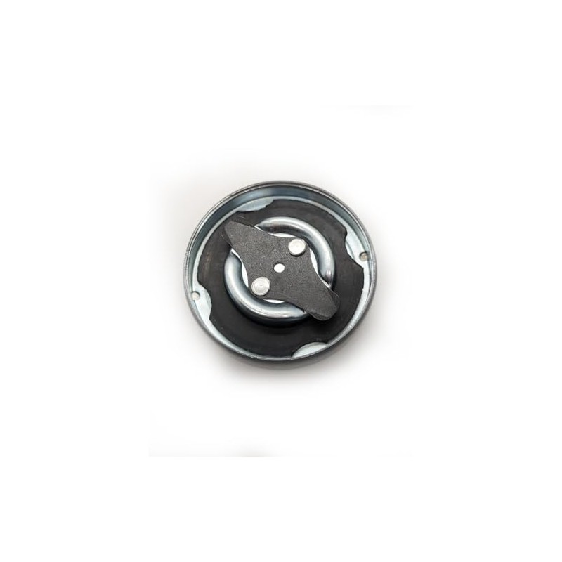 Simson Engraved Fuel Cap Candy Black 40mm Chrome and Powder