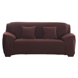 HomeFirst Sofa Cover, 3 Seats, Armrest, Nordic Style, Sofa Cover, Solid, Vertical and Horizontal Elasticity, Stretchable, Fit Type, Anti-Slip, Elastic Material, Scratch Protection, Super Convenient