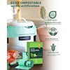AYOTEE 200 Count 1.2 Gallon Small Biodegradable Trash Bags, Compost