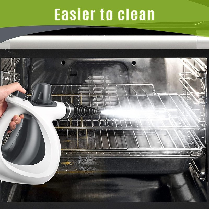 Phueut Pressurized Handheld Multi-Surface Natural Steam Cleaner with 12 pcs