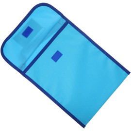 Operitacx Sticky Band Tote Bag Storage Bags for Travel File Carrier Pouch Organizer Bags for Travel Handbag Book Bag Blue Handbag Travel Handbag Clear Bookbag Nylon Student Large Test Strip