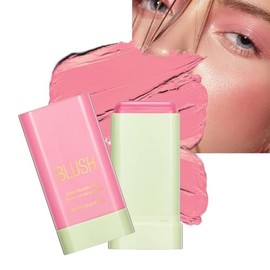 Rubor En Crema, Rubor en Barra Maquillaje Blush En Duradero, Blush De Makeup Para Maquillaje Mujer Niña, Facial Hidratante Para Mejillas (PINK)