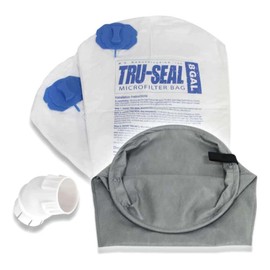 Hyperflow Tru-Seal Complete Dust Encapsulation and Hygienic Disposal: Replaces 8-Gallon & 12-Gallon MD Bags #720H-5, 720, 721H-5, 721-5, 720HF-3 (Tru-Seal Upgrade Kit)