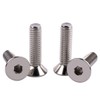 KOSJETHAS #8-32 x 3/4" Flat Head Countersunk Screws Hex Socket