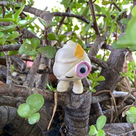 Nana Connie Grandma Fan Art Figure - Marcel the Shell with Shoes On - Life Size, Hand Painted, Real Band-Aid, PLA Material