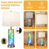 26" Modern Bedside Table Lamps Set of 2 for Bedroom
