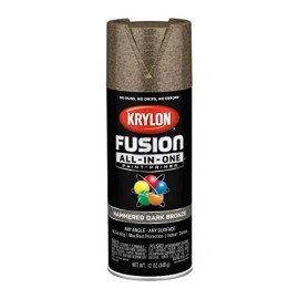 Krylon Hammered Finish Spray Paint Dark Bronze 12 Ounce Indoor Outdoor Use