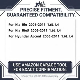 Engine Valve Cover Gasket Set Fits for Hyundai Accent 2006-2011,for Kia Rio 2006-2011,Rio5 2006-2011,1.6L L4,VS50705R