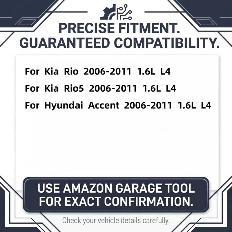 Engine Valve Cover Gasket Set Fits for Hyundai Accent 2006-2011,for