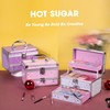 Hot Sugar Makeup Kit for Teens with Train Case, Portable