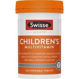 Swisse Ultivite Children's Multivitamin - With B vitamins, magnesium, iron and more to support general health - 120 Tablets