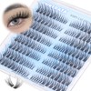 PHKERATA Wispy Lash Clusters Natural Eyelash Clusters 7-15 mm C
