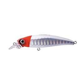 YO-ZURI Lure (Salt): Eva Minnow, 2.2 inches (55 mm), SHRH: Slash Hologram Red Head