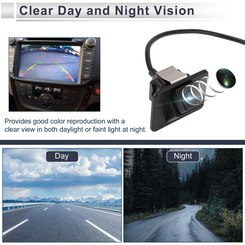 RATCHROLL License Plate Rear View Camera for Hyundai I40 2011-2015