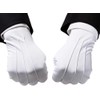 litulituhallo 10 Twin White Gloves, Dress Gloves, Wedding Gloves, Security