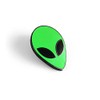 Pinsanity Green Alien Head Enamel Lapel Pin