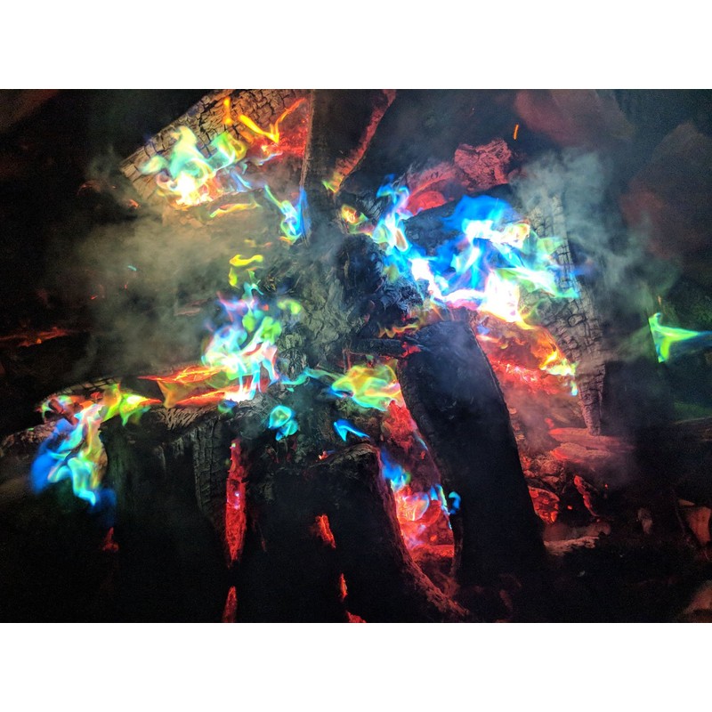 Mystical Fire Color Changing Packets Fire Pits Campfire Long-Lasting Enchanted