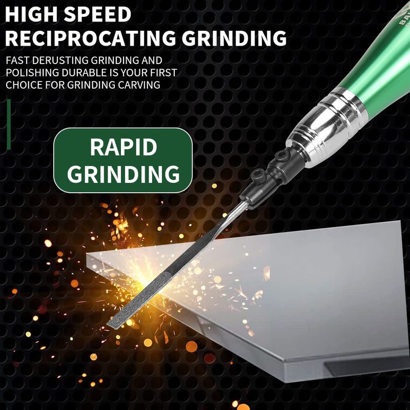 1/8" (3mm) Air Micro Grinder, Pneumatic Pencil Die Grinder, 28000