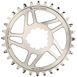 Wolf Tooth Direct Mount Round Chainring for Cane Creek and SRAM Cranks for Shimano 12spd Hyperglide+ Chain (32 Tooth, Drop-Stop ST, MTB)