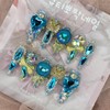 [Premium] Emerald Crush Handmade Nail Tips - Coffin Egg /