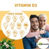 MonesAli Halal Vitamin D3 2500 IU Supplement 90 Capsules