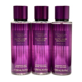 Victoria's Secret 3 VICTORIA'S SECRET SULTRY BERRY BOURBON WOMEN FRAGRANCE MIST BODY SPRAY 8.4 OZ