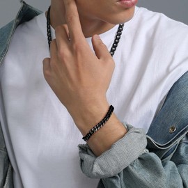 Mens Bracelets Jewellery for Men Cuban Bracelet Gifts for Men Stainless Steel Bracelet Mens