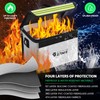 ZJTAPE Lipo Safe Bag, Fireproof, Explosion-proof Battery Bag, Large Storage