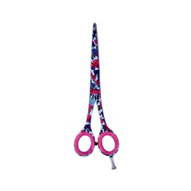 Professional Hair Cutting Scissors Shears Barber Salon Hairdressing Scissor (6.5" Super Cut Blue Pink)