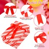 Riceshoot 24 Pcs Satin Ribbon Bows 5''x7'' Self Adhesive Satin