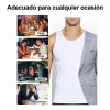 Camiseta 3pzs Para Corregir Postura Hombre Fajas Cinturillas