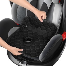 Car Seat Protector for Potty Training Instant Suction Baby Piddle Pad for Baby Seats Reusable Car Seat Liner with Anti Slip for High Chairs, Baby Strollers 2pcs (Black)