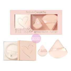 Set Polvo Traslucido + Esponjas Bye Filter Beauty Creations®