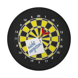 Don't Forget! Dartboard Magnet Round as Decoration for Dart Players who like to forget something or want to attach something to the fridge
