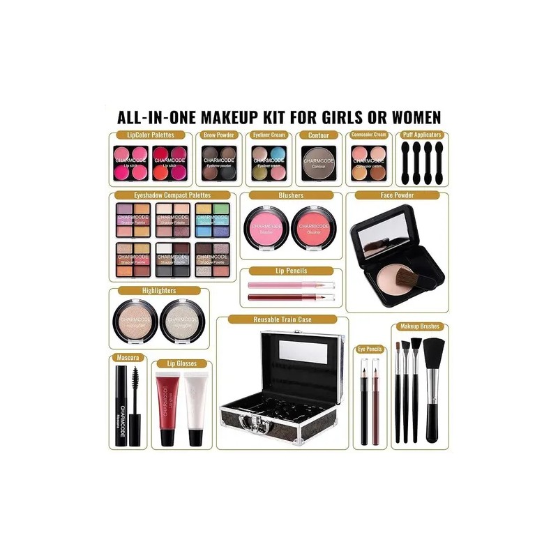 Charmcode Kit Maquillaje Completo Profesional Golden Brown