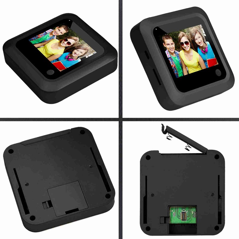 2.4 Inch Video Doorbell 145 Degree Peephole Viewer Video Eye