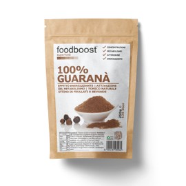 Guaranà in polvere foodboost 250g purissimo energizzante naturale, naturalmente ricco di vitamina c, b e antiossidanti – NO Additivi, Gluten free. Ottimo anche in bevande e preparazioni da forno