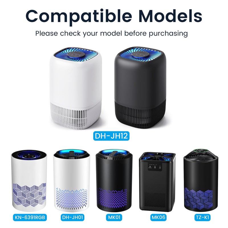 DH-JH12 Replacement Filter Compatible with VOOPNU DH-JH12 Air Purifier