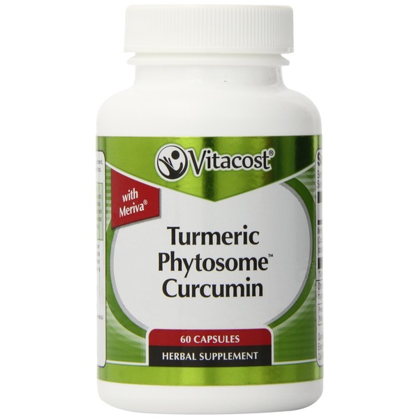 Vitacost Turmeric Phytosome Curcumin - Standardized Featuring Meriva - 500 mg - 60 Capsules