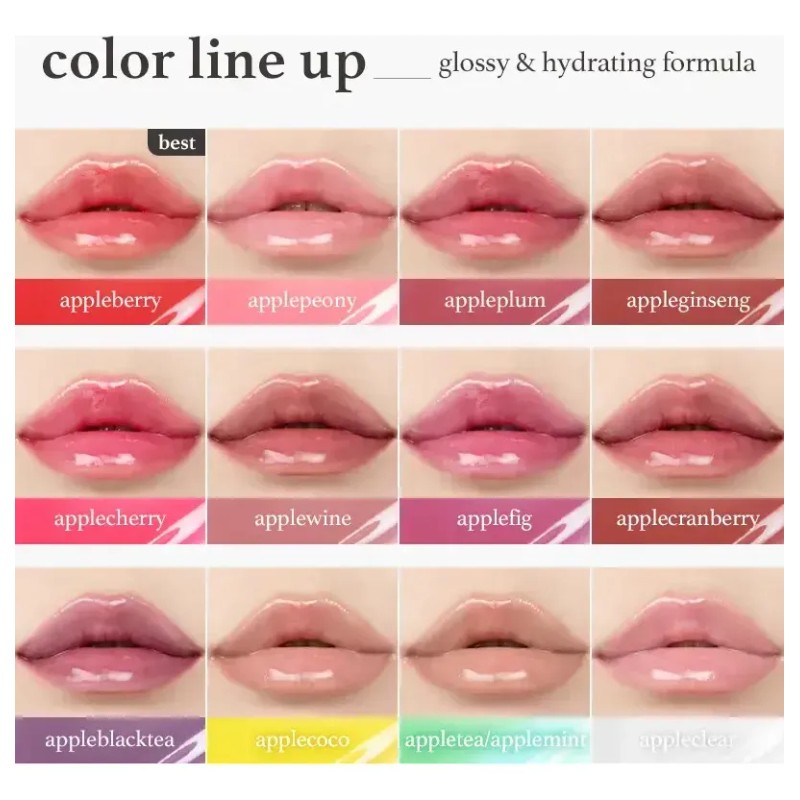 $ Aceite Labial Sabor Manzana Y Frambuesa, Hidratación
