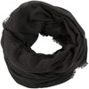 CJ Apparel Black Nepalese Mobius Infinity Scarf Snood Cowl Circular