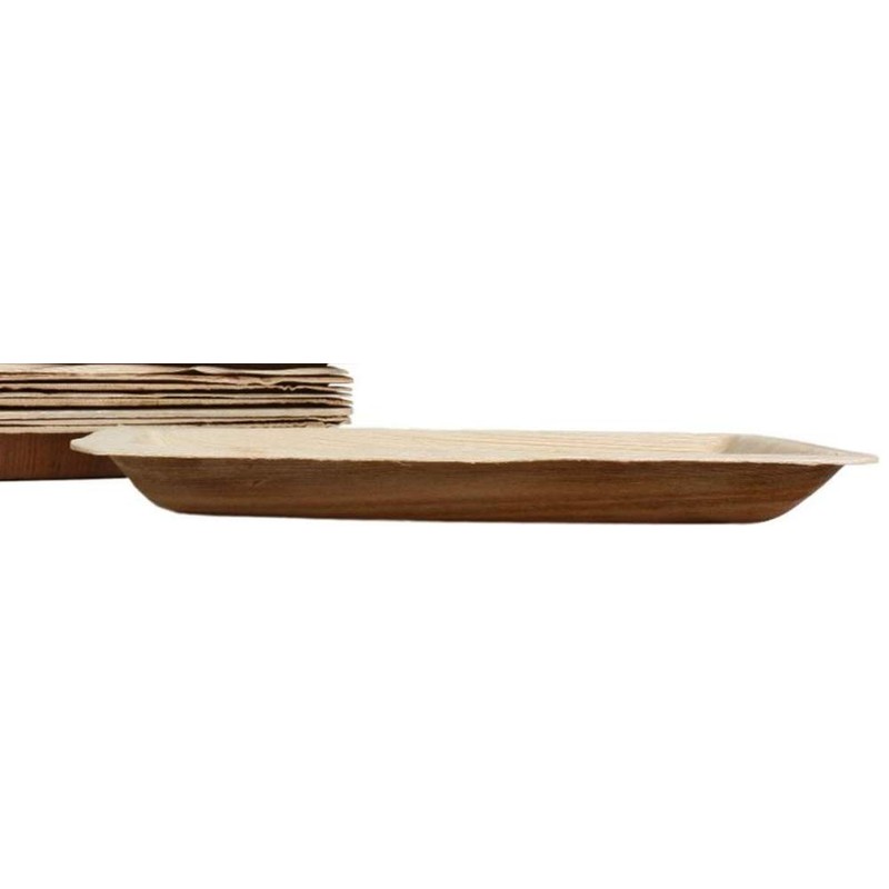 KOKA Palm Leaf Disposable Plates Rectangular Environmentally Friendly Disposable Tableware