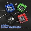 GINWORD 4Pcs Foldable Magnetic Partsn Trays Set with 3LBS Magnetic