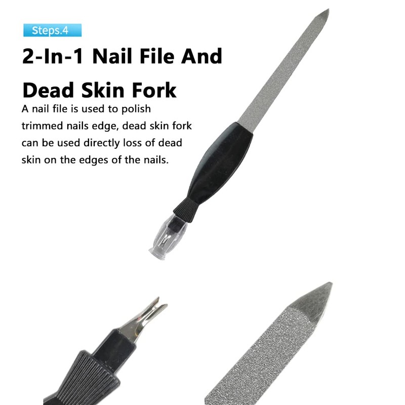 Professional Nail Clippers Nail Cutter Manicure Pedicure Set - Podology