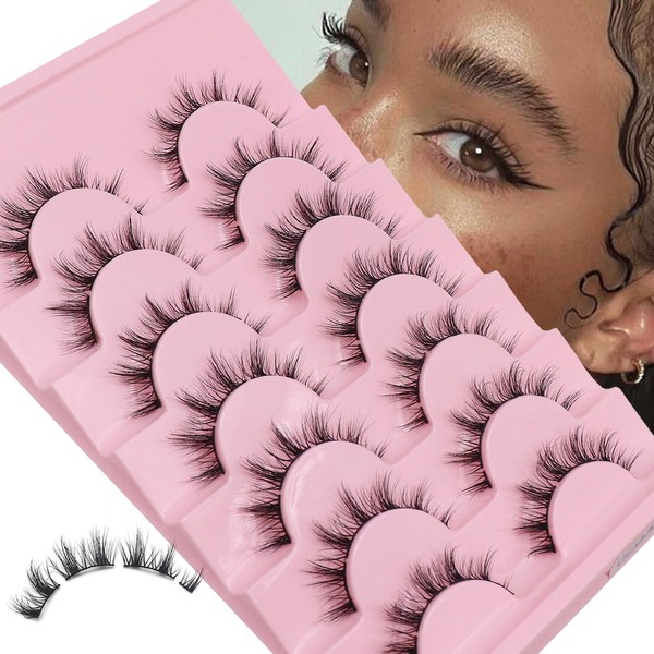 Fyonas Lash Clusters Individual Lashes 3D Natural Look Fake Eyelashes