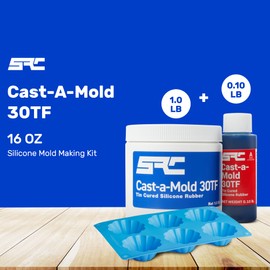 Specialty Resin & Chemical Cast-a-Mold 30TF (16 oz) | RTV Liquid Silicone Mold Making Kit | Silicone Rubber Molding Kit for Casting Epoxy Resin, Polyurethane, Polyester, Cement, Soap, Wax, & Plaster