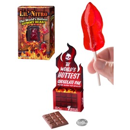 World's Hottest Candy Bundle: Toe of Satan, Lil Nitro, and World's Hottest Chocolate Bar