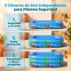 115x82x33cm Cartoon Alberca Piscinas Inflable Rectangular