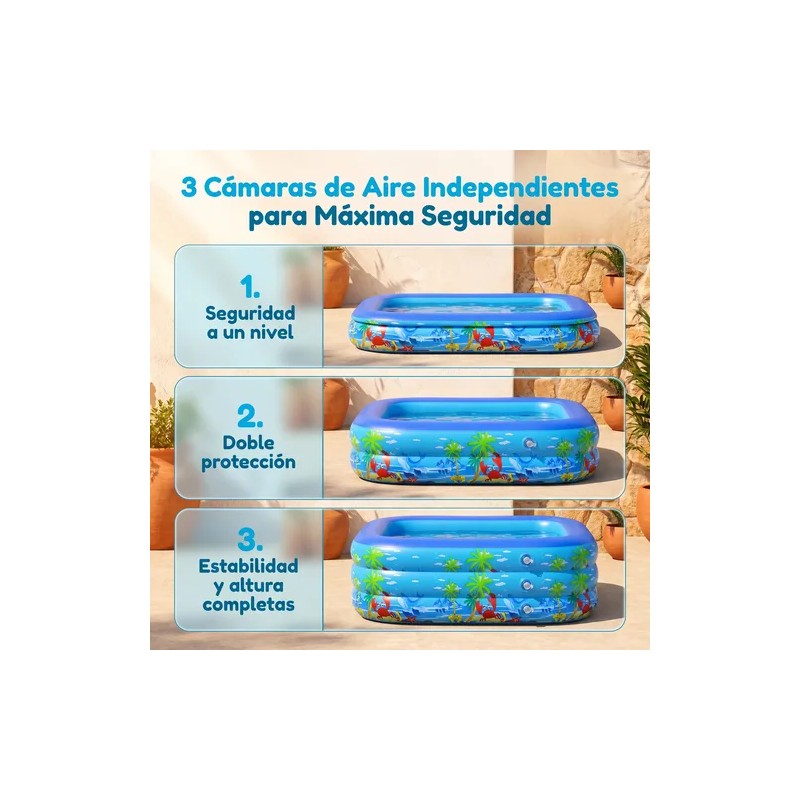 115x82x33cm Cartoon Alberca Piscinas Inflable Rectangular