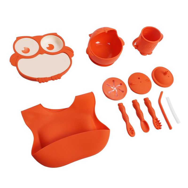 Baby Led Weaning Supplies Owl Shape Teether Safety Strong Suction
